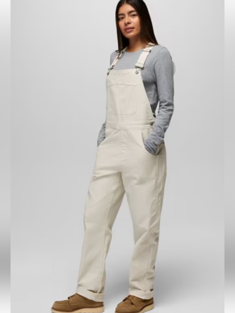 NWT Prana Cream Women's Utility Overalls overalls